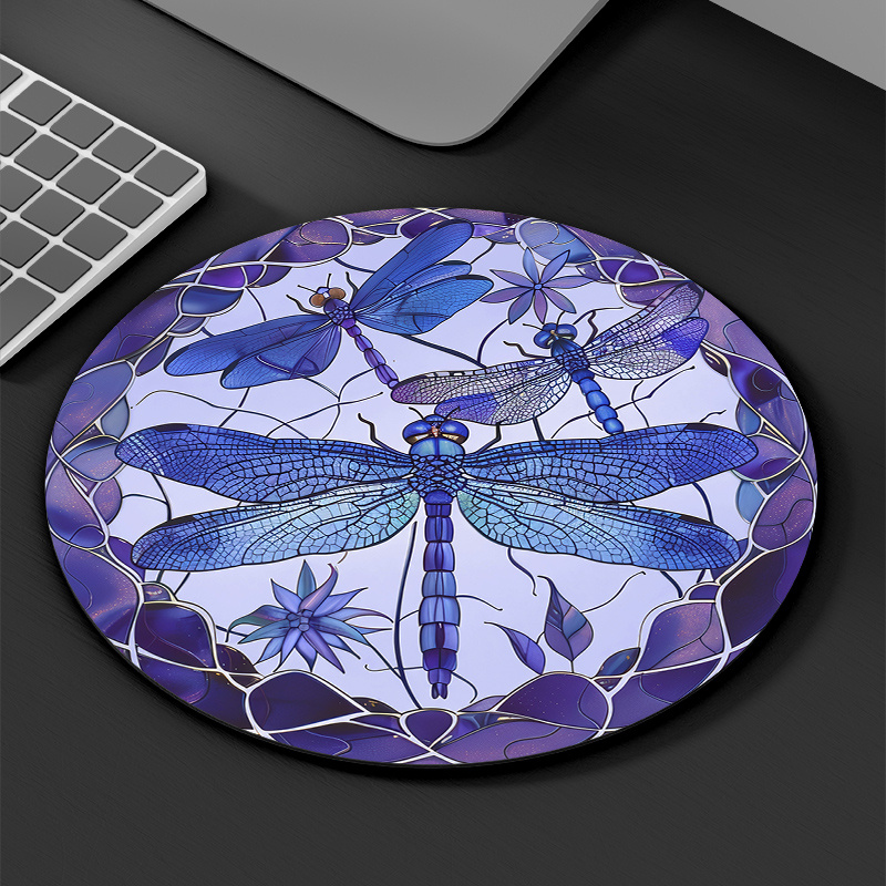 Mousepad bundar bermotif capun - Tradescantia Purple ulasan dan harga