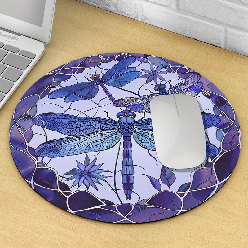 Mousepad bundar bermotif capun - Tradescantia Purple ulasan dan harga