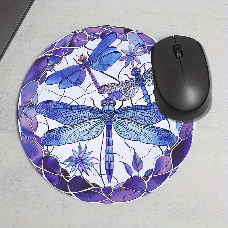 Mousepad bundar bermotif capun - Tradescantia Purple ulasan dan harga